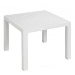 tavolo polipropilene 90x90 ristoranti e pizzerie colore bianco gamba rinforzata