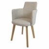 Sedia imbottita Ilary legno