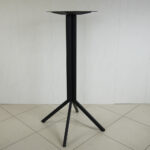 Base alta per tavolino bar in metallo colore nero