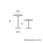 lampada da tavolo moderna di design per ristoranti e bar