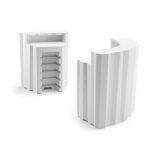 angolo bancone bar luminoso frozen esterno