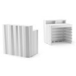 bancone bar per esterno design in polietilene