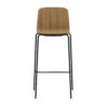 sgabello metallo e legno disponibile in diverse colorazioni