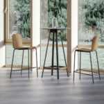 Sgabello metallo legno Xylo 75 - immagine 2
