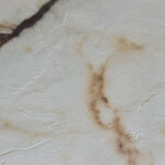 piano HPL effetto marmo calacatta marmo bianco con macchie marroncine