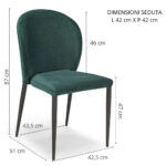Sedia Imbottita Ghibli Lux - immagine 10