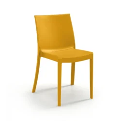 sedia economica per bar e ristoranti giallo senape