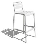 sgabello dal design moderno lineare ed elegante