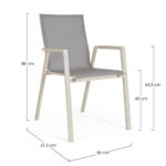 Sedia Alluminio Krion - immagine 3