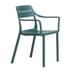 Sedia Cassia con braccioli Nardi nella colorazione Maya per arredo di Bar e Ristoranti