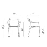 Sedia Cassia Armchair Nardi - immagine 9