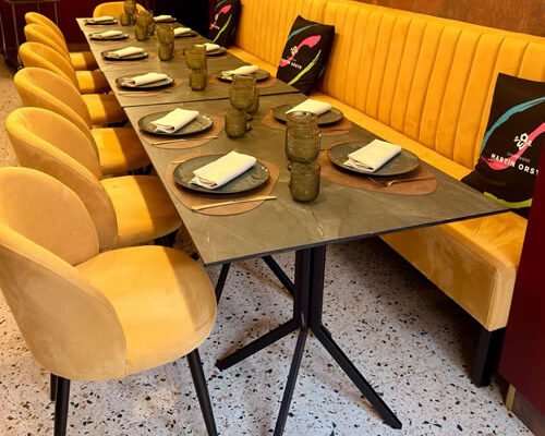 Arredamento Ristorante Taranto arredi realizzati personalizzati nella scelta dei tessuti