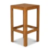 sgabello teak alto
